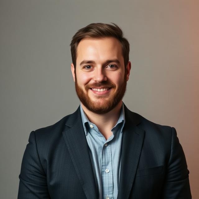 Portrait of Tom Berger, Head of Operations at Rivet Consulting